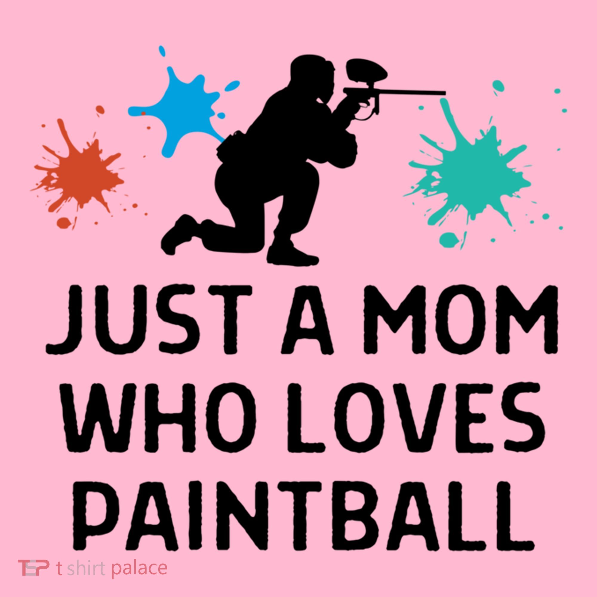 Just A Mom Who Loves Paintball Outfit Meaningful Gift Coaster