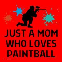 Just A Mom Who Loves Paintball Outfit Meaningful Gift Santa Hat thumb 1