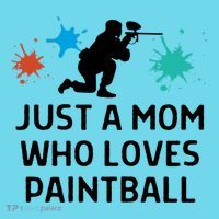 Just A Mom Who Loves Paintball Outfit Meaningful Gift Long Sleeve Shirt thumb 2