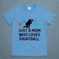 Just A Mom Who Loves Paintball Outfit Meaningful Gift T-Shirt thumb 4