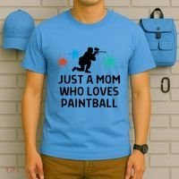 Just A Mom Who Loves Paintball Outfit Meaningful Gift T-Shirt thumb 5
