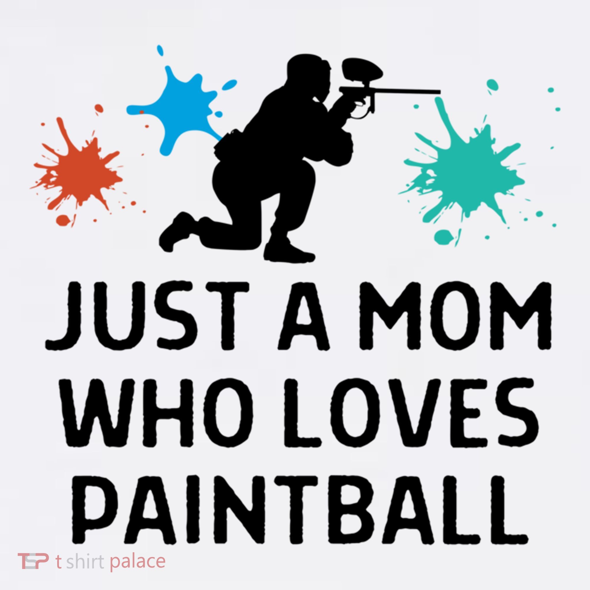 Just A Mom Who Loves Paintball Outfit Meaningful Gift Women's Hoodie