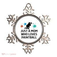 Just A Mom Who Loves Paintball Outfit Meaningful Gift Ornament thumb 0