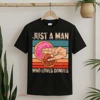 Just A Man Who Loves Donuts 2 In The Pinky 1 In The Stinky T-Shirt thumb 2