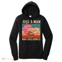 Just A Man Who Loves Donuts 2 In The Pinky 1 In The Stinky Women's Hoodie thumb 0