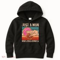 Just A Man Who Loves Donuts 2 In The Pinky 1 In The Stinky Kids Hoodie thumb 0