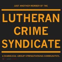 Just Another Member Of The Lutheran Crime Syndicate Golf Towel thumb 3