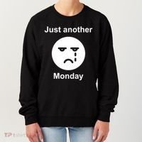 Just Another Monday Sad Face Women's Sweatshirt thumb 0