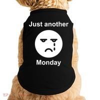 Just Another Monday Sad Face Doggie Tank thumb 0