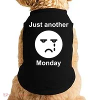 Just Another Monday Sad Face Doggie Tank thumb 0