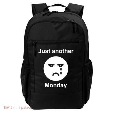 Just Another Monday Sad Face Backpack