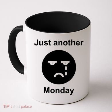 Just Another Monday Sad Face Coffee Mug