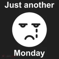 Just Another Monday Sad Face Tumbler thumb 3