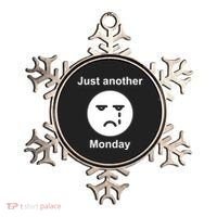 Just Another Monday Sad Face Ornament thumb 0