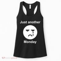 Just Another Monday Sad Face Women's Tank Top thumb 0