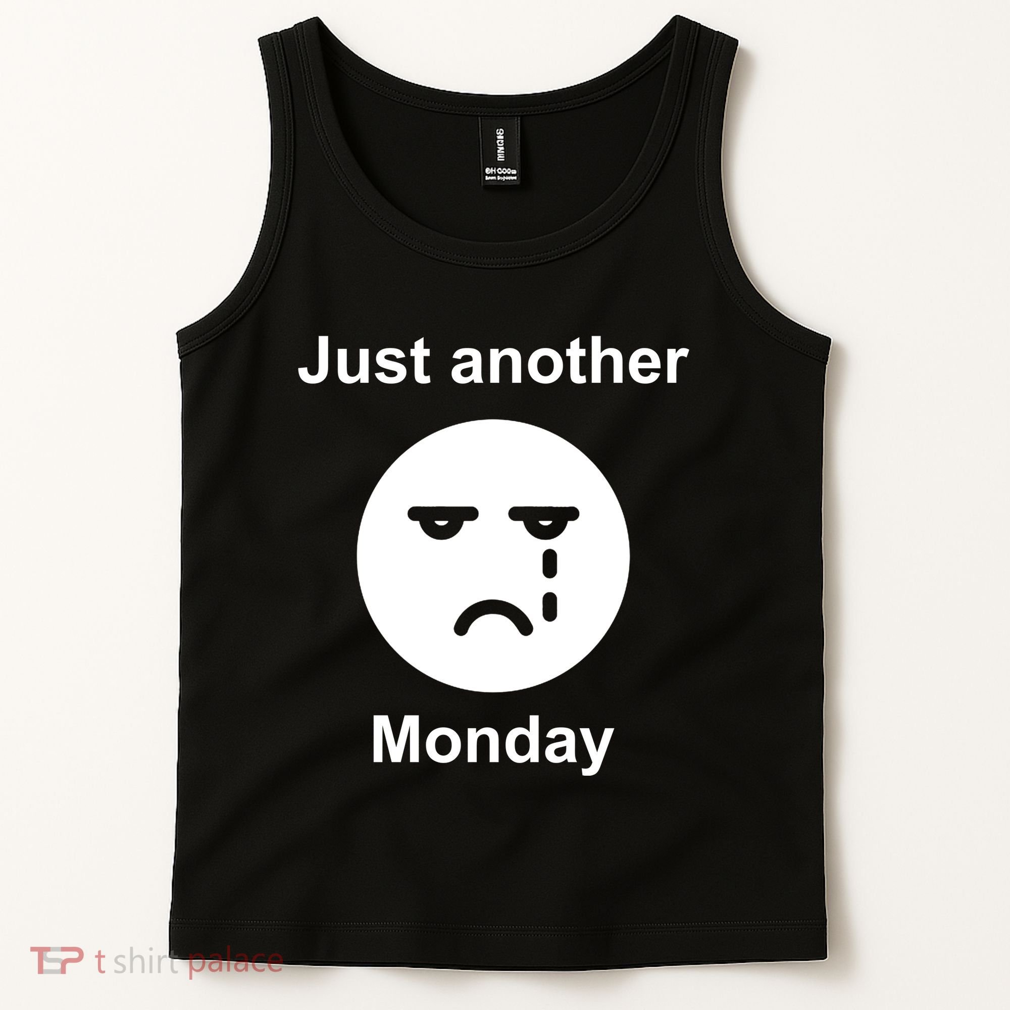 Just Another Monday Sad Face Tank Top