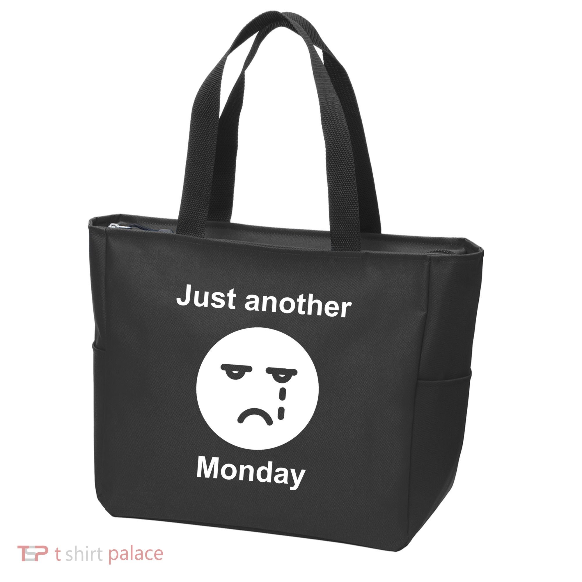 Just Another Monday Sad Face Tote Bag