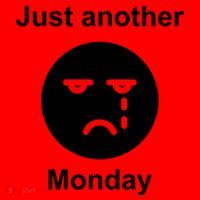 Just Another Monday Sad Face Santa Hat thumb 1