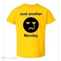 Just Another Monday Sad Face Toddler T-Shirt thumb 0