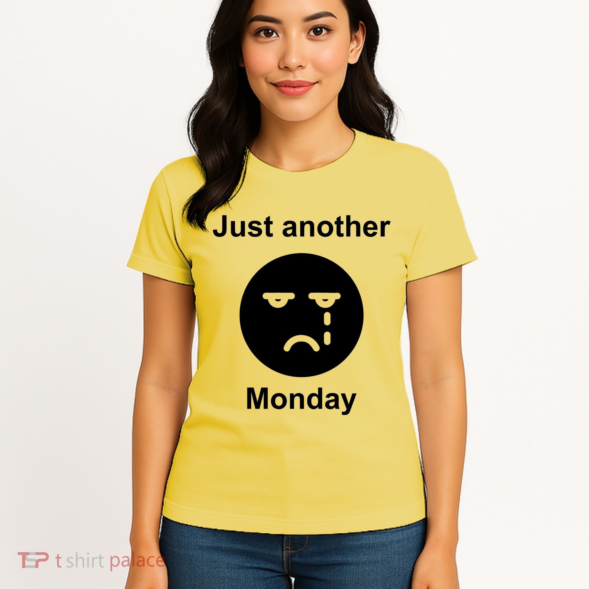 Just Another Monday Sad Face Women's T-Shirt