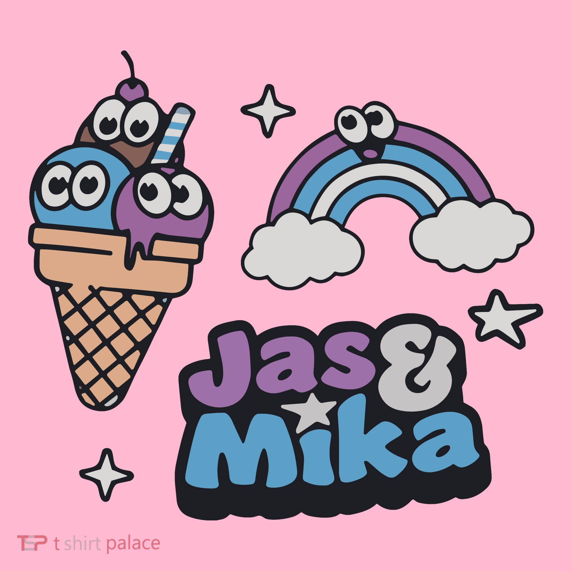 Jas And Mika Candyland Coaster