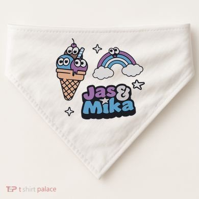 Jas And Mika Candyland USA-Made Doggie Bandana