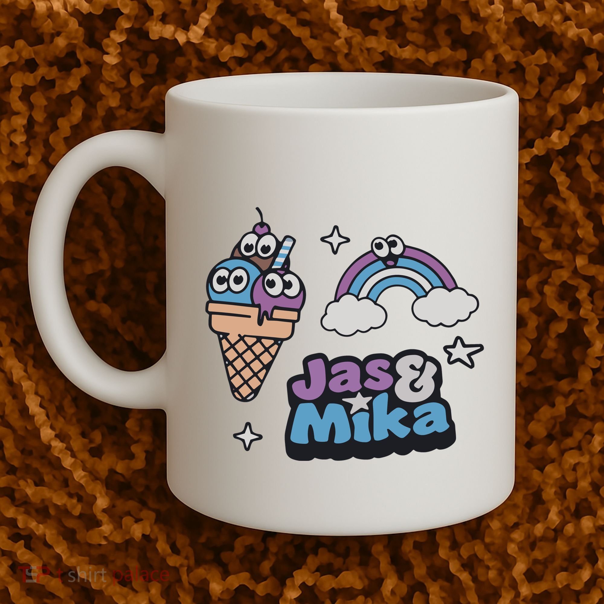 Jas And Mika Candyland Coffee Mug
