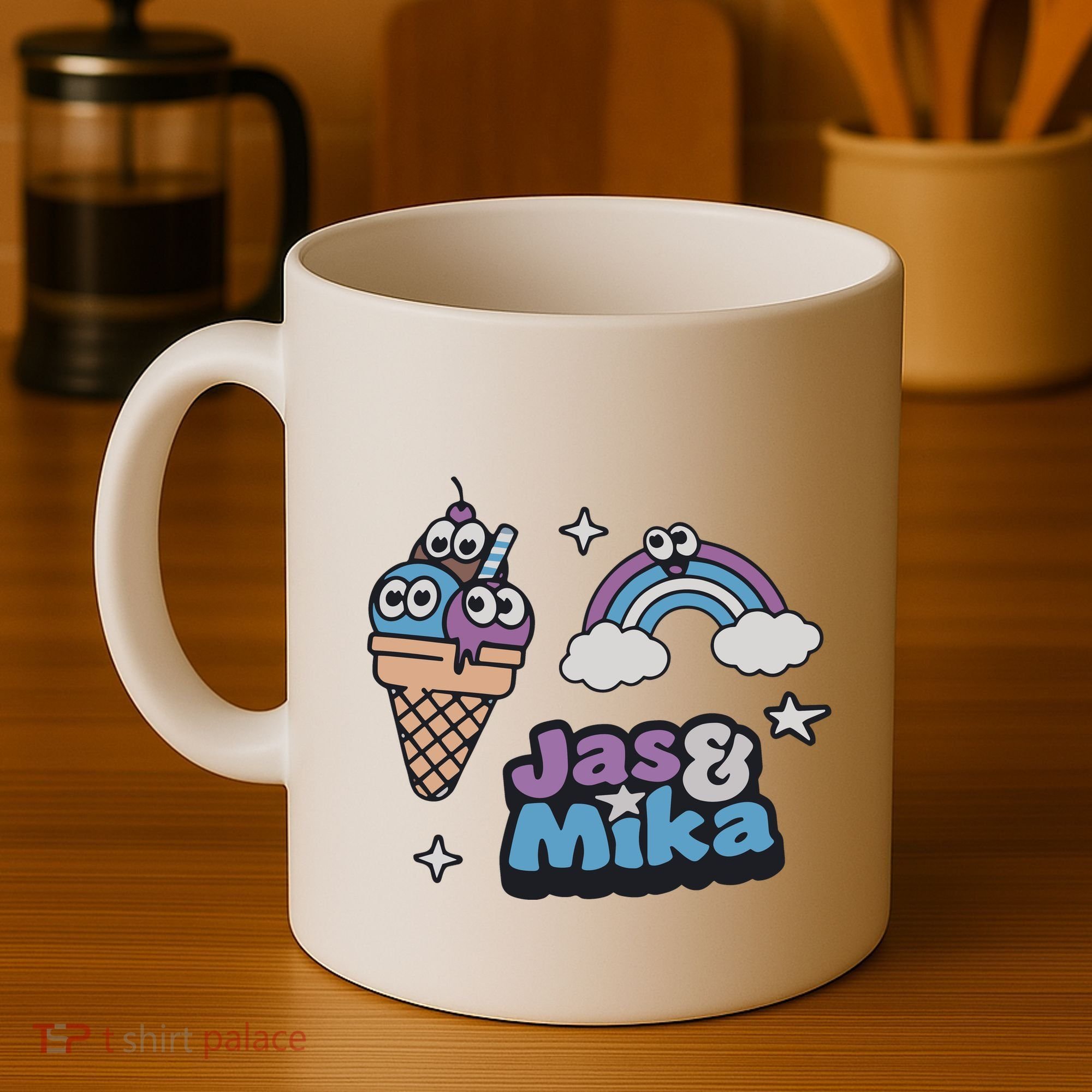 Jas And Mika Candyland Coffee Mug