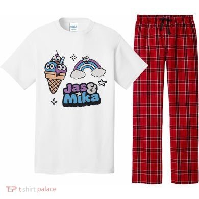 Jas And Mika Candyland Pajama Set