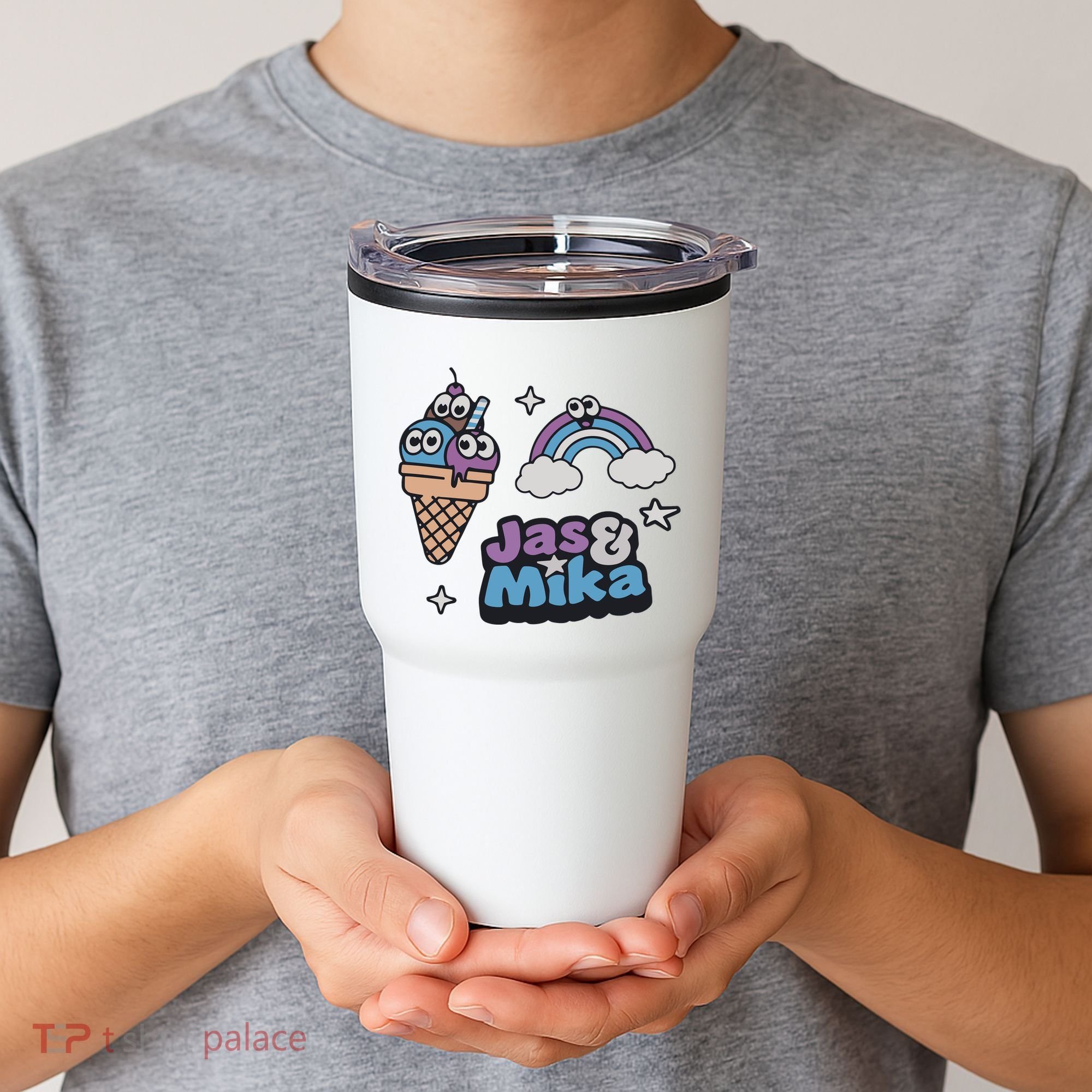 Jas And Mika Candyland Tumbler