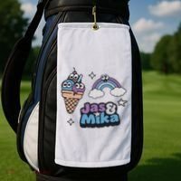 Jas And Mika Candyland Golf Towel thumb 2