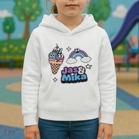 Jas And Mika Candyland Kids Hoodie thumb 3