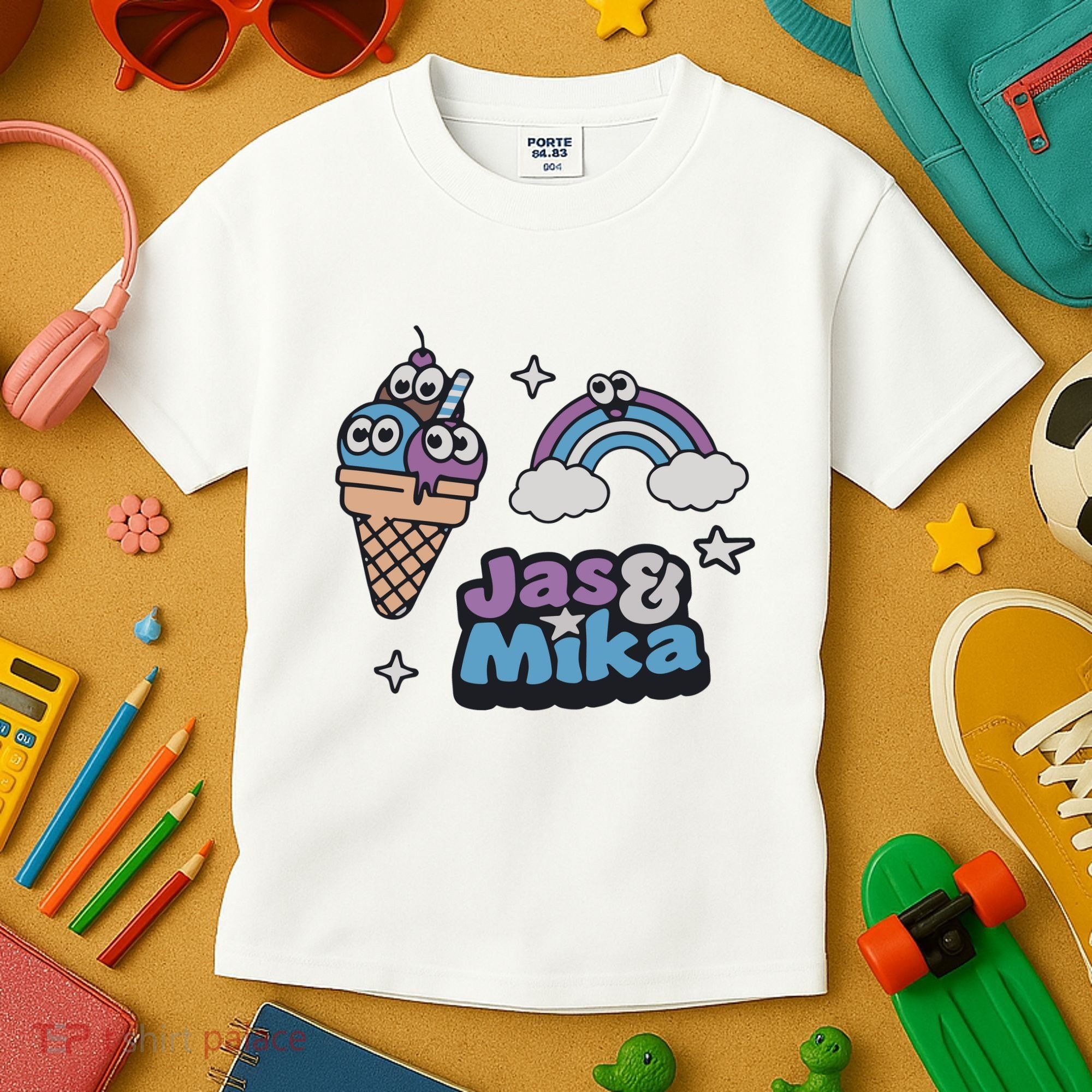 Jas And Mika Candyland Kids T-Shirt