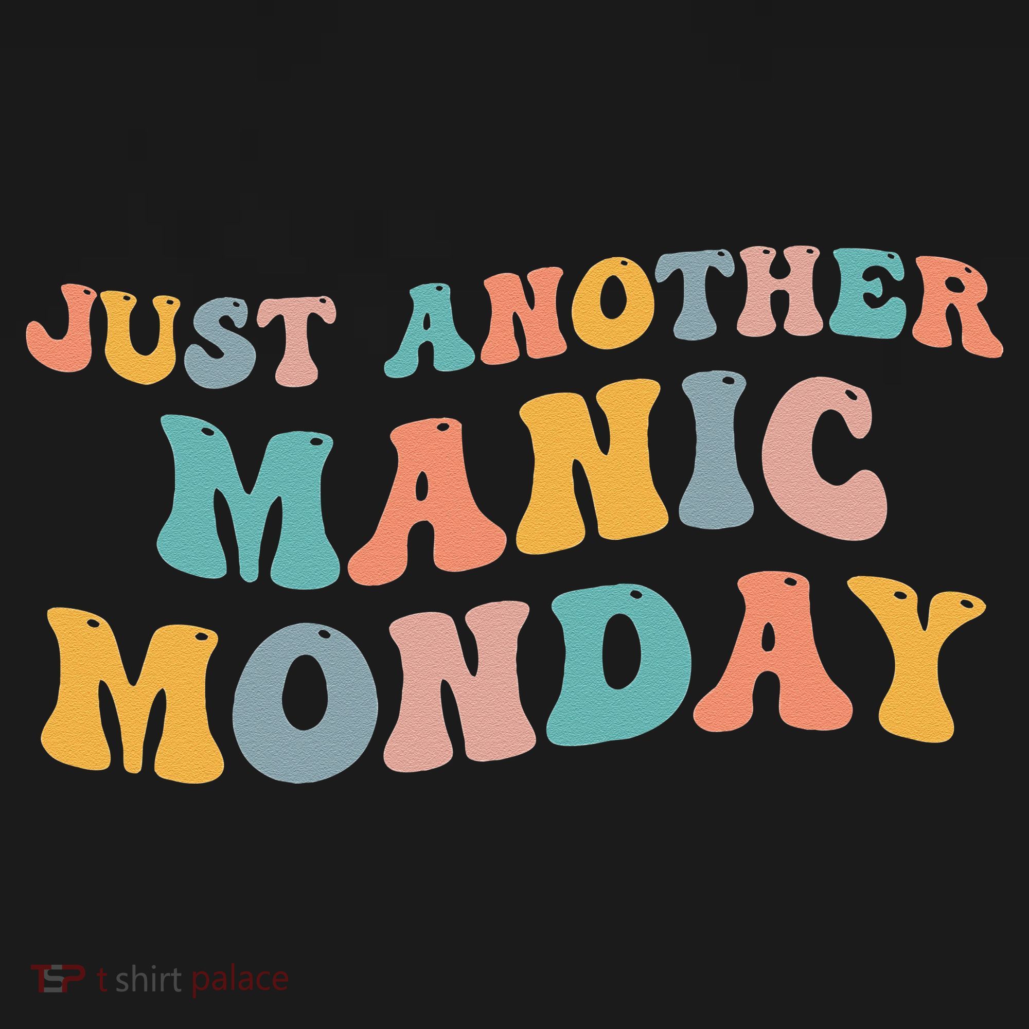 Just Another Manic Monday Meme Joke Love Funny Weekend Lover USA-Made Doggie Bandana
