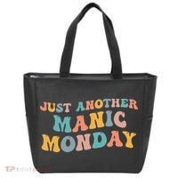 Just Another Manic Monday Meme Joke Love Funny Weekend Lover Tote Bag thumb 0