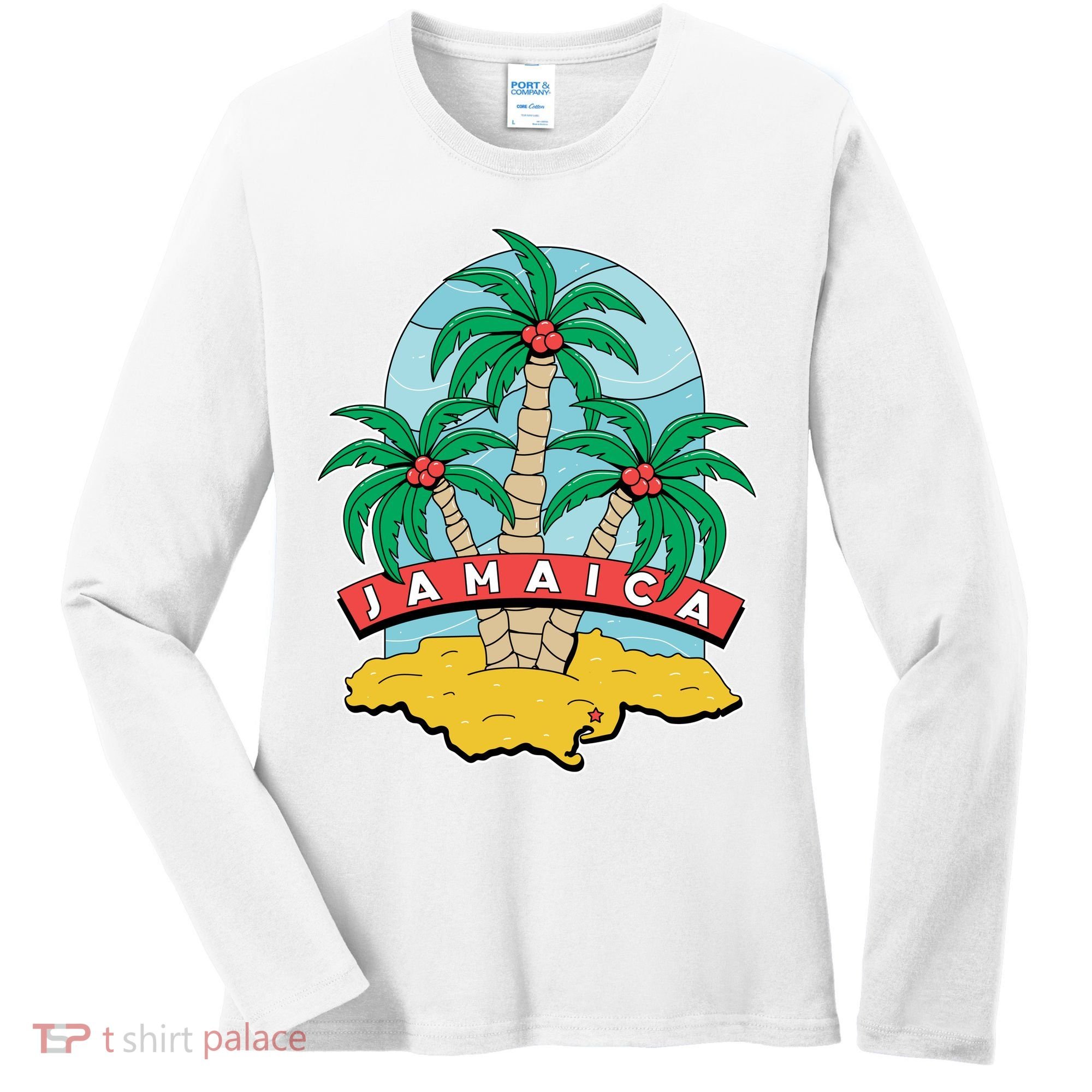 Jamaica Beach Women's Long Sleeve Shirt