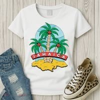 Jamaica Beach Women's T-Shirt thumb 3