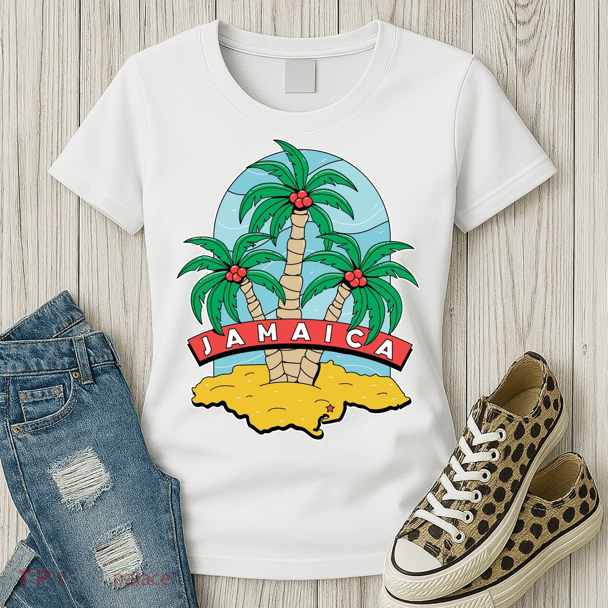 Jamaica Beach Women's T-Shirt