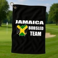 Jamaica Bobsled Team Golf Towel thumb 1