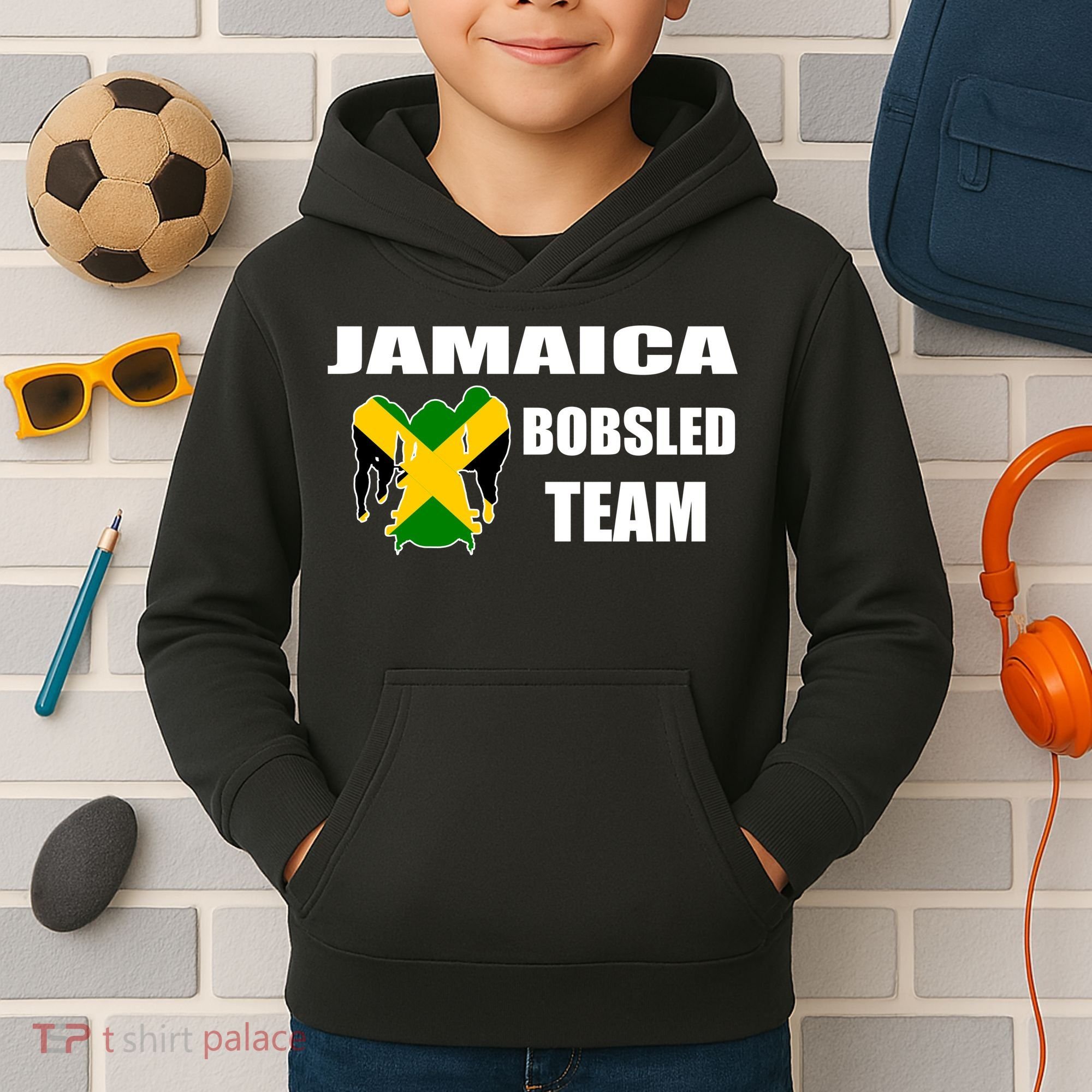 Jamaica Bobsled Team Kids Hoodie