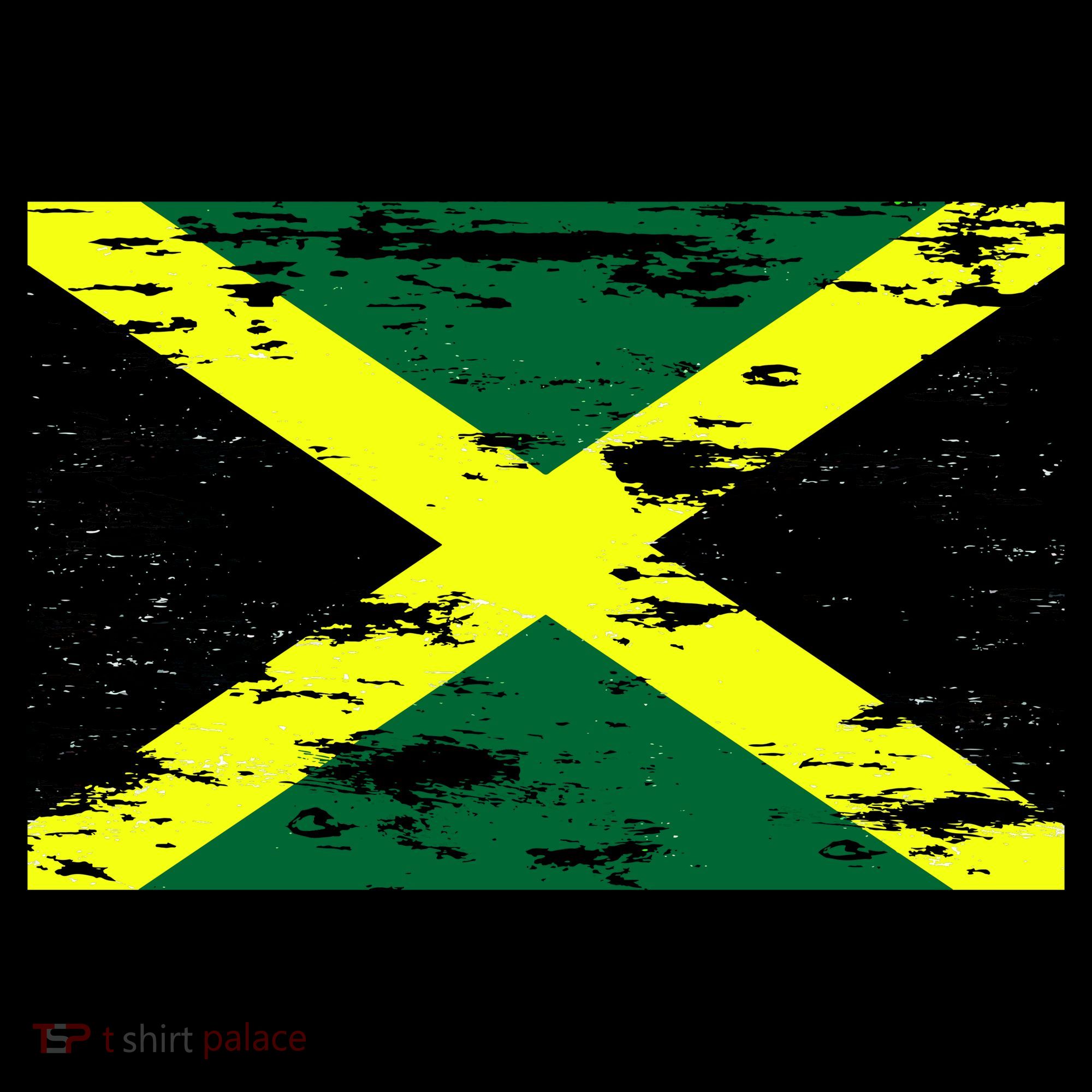 Jamaica Distressed Flag Tote Bag