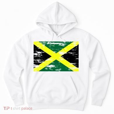 Jamaica Distressed Flag Hoodie