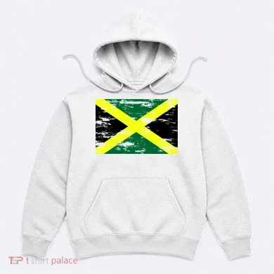 Jamaica Distressed Flag Hoodie