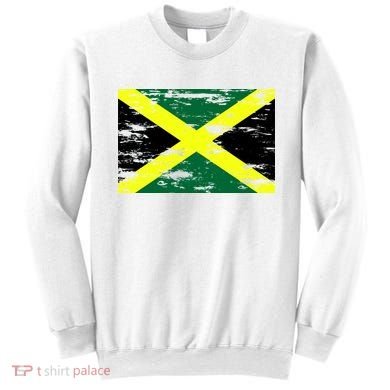 Jamaica Distressed Flag Sweatshirt
