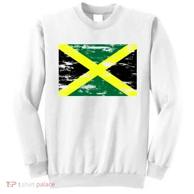 Jamaica Distressed Flag Sweatshirt
