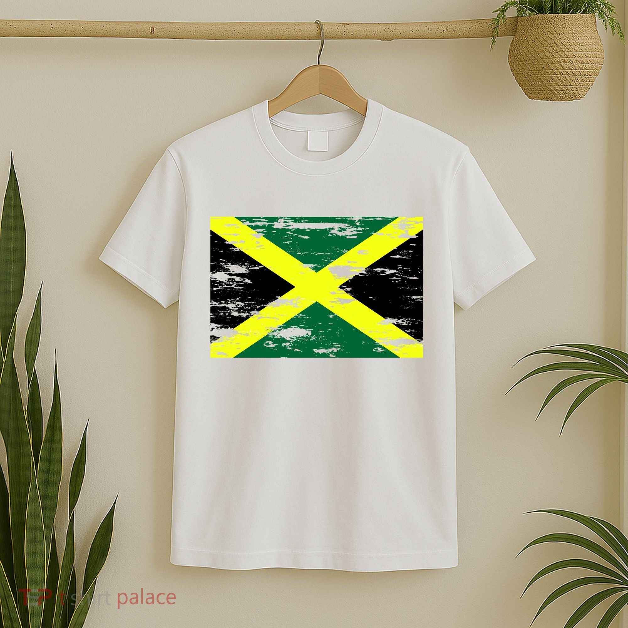 Jamaica Distressed Flag T-Shirt