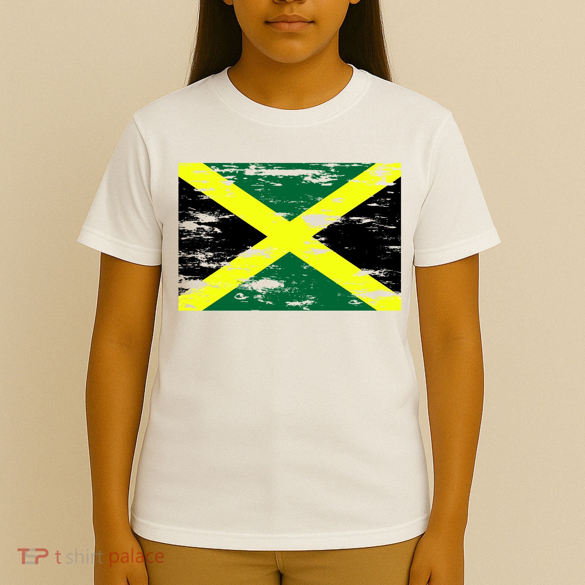 Jamaica Distressed Flag T-Shirt
