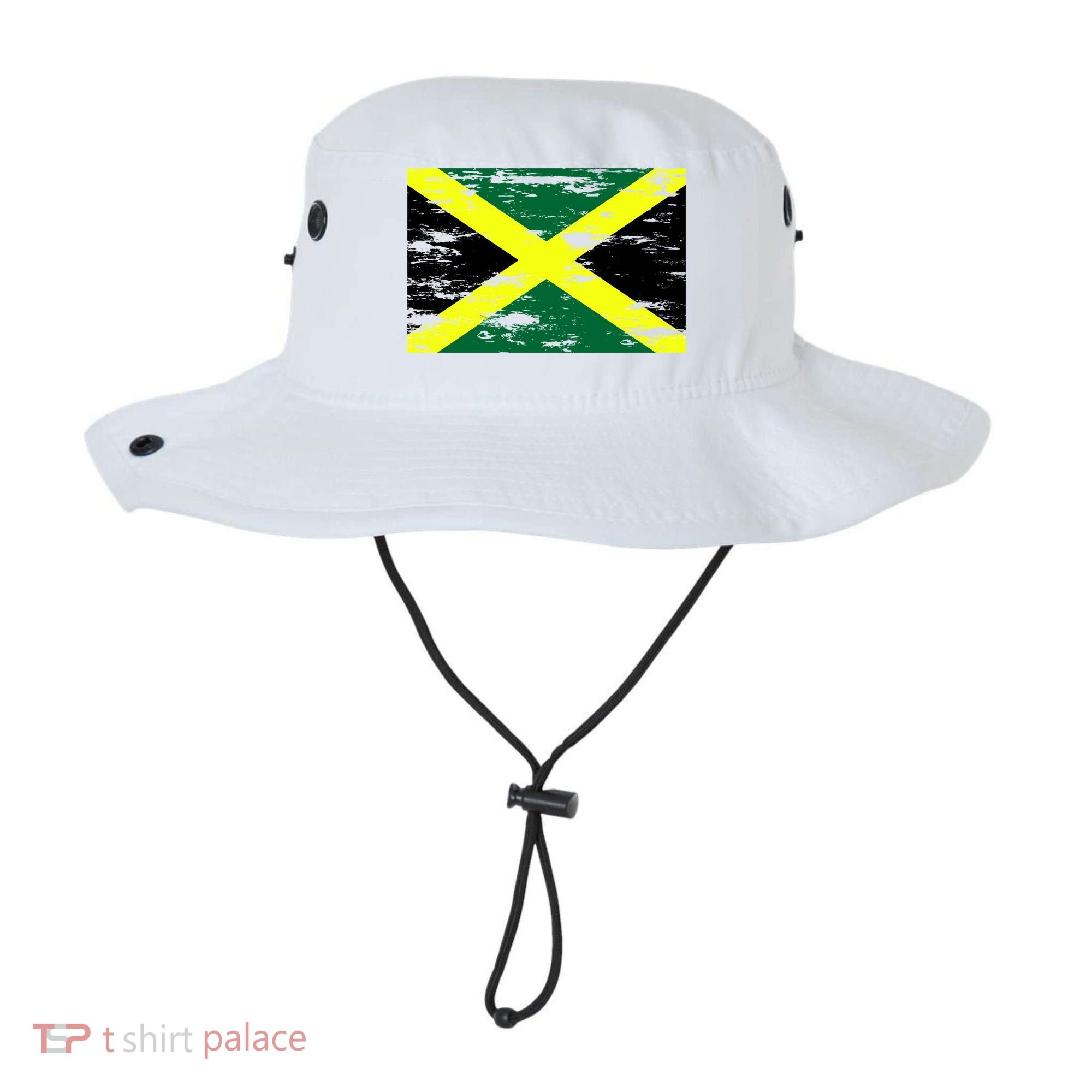 Jamaica Distressed Flag Bucket Hat