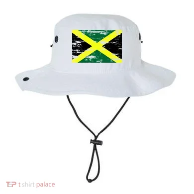 Jamaica Distressed Flag Bucket Hat