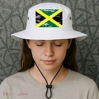 Jamaica Distressed Flag Bucket Hat thumb 3